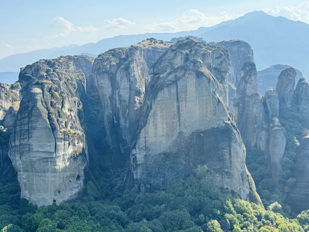 The Meteora landscape