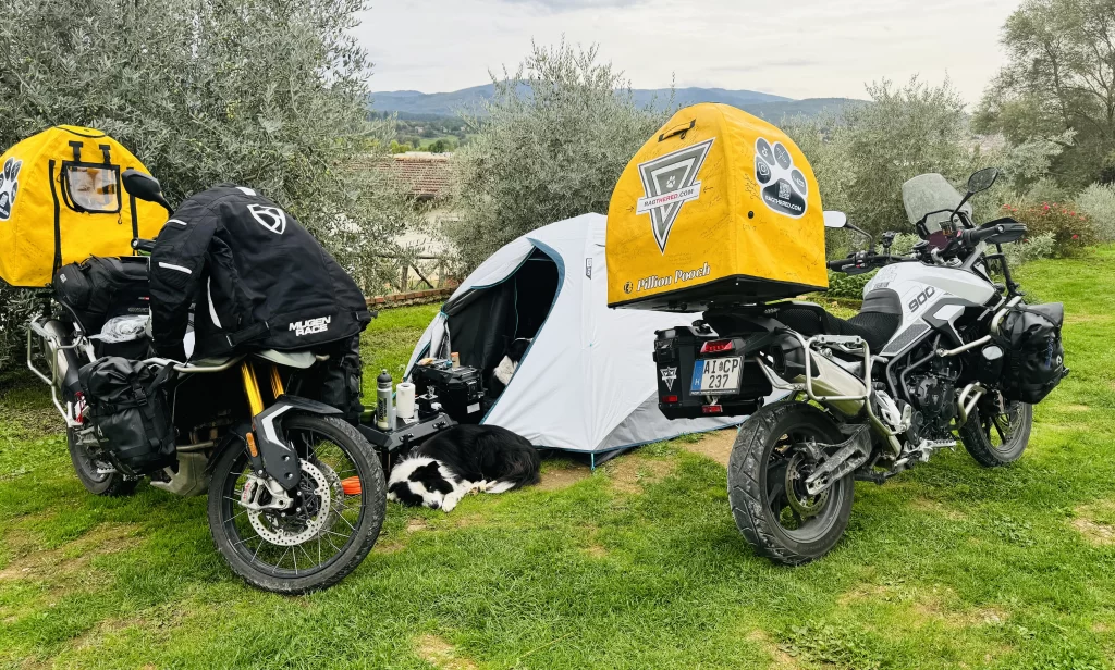 Motorcycle Touring And Camping In Italy