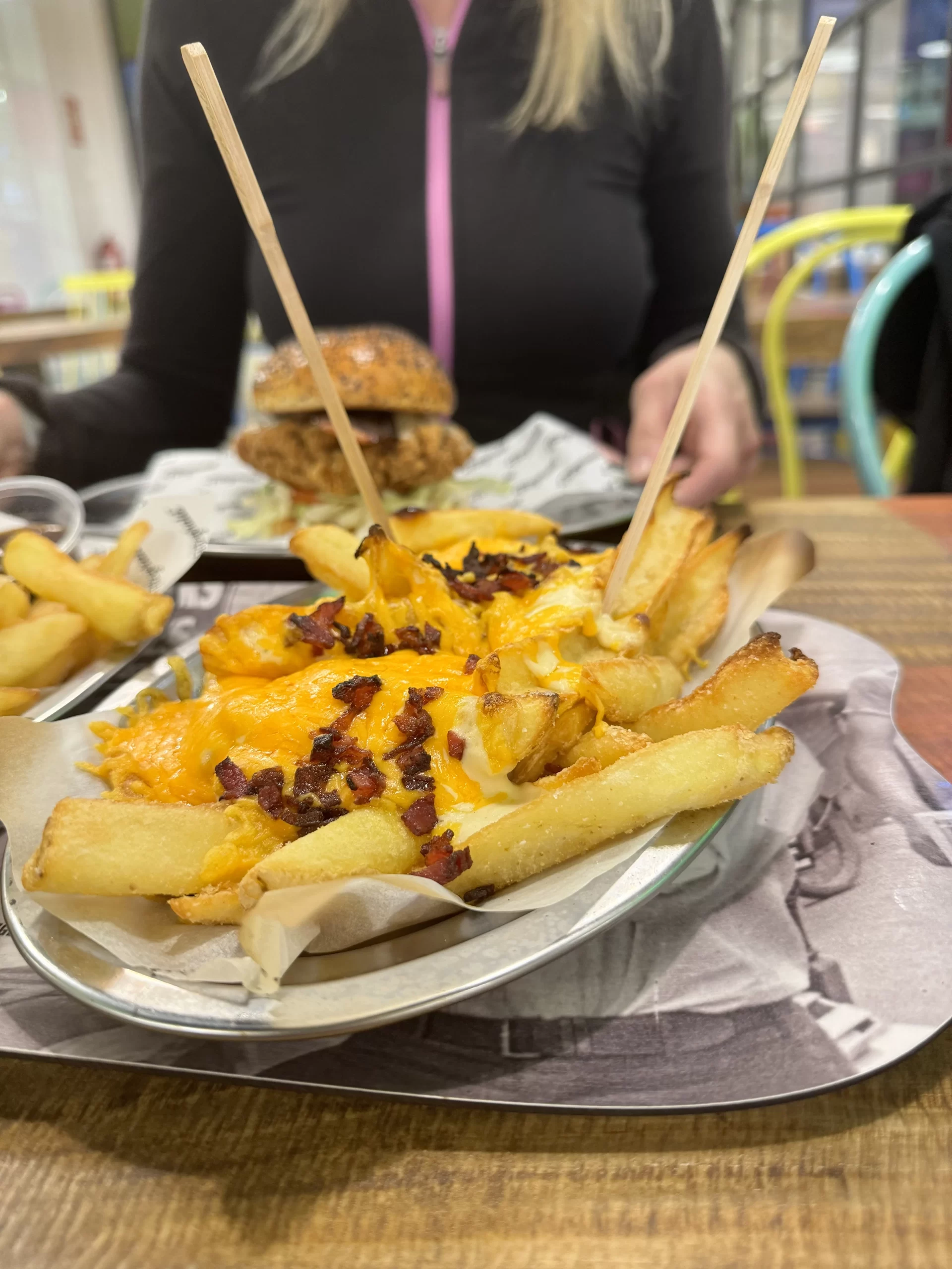 Cheesy frie at Fitzeralds in Cartagena 